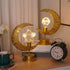 LED Moon Lamp Romantic Iron Desk Lamp Ambient Lighting Night Light Lamps for Nightstand Aesthetic Bedside Lamps Night