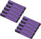 PATIKIL Highlighter Pen, 10 Pack Water Based Broad Tip Writing Marker Pens for Office Home Daily Use, Style 3, Purple
