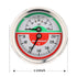 MEASUREMAN Tridicator, Thermo-Manometer, 2-1/2", Silicone Oil Filled, 0-160psi/30-250 deg F, Stainless Steel Case