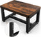 NomNest Step Stool, Height-Adjustable Wooden Step Ladder Metal Foot Stool Small Kitchen Stool