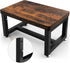 NomNest Step Stool, Height-Adjustable Wooden Step Ladder Metal Foot Stool Small Kitchen Stool