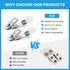 Easytle 30 Pcs Metal Badge Clips with Clear PVC Straps, ID Clip for Badges and Work Badges