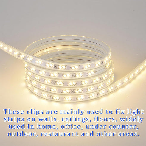 Sliverdew M3 20mm 5mm 6mm 30 LED Strip Holder Waterproof Mounting Clips Mounting Bracket Neon Light Clips Fixing Clamps