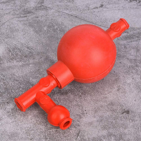 Hapivida Pipetting Ball, 3 Openings Lab Rubber Suction Bulb for Quantitative Rubber Pipette Filler, Industrial Mineral