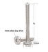 binifiMux 1/4-20 x 2 Inch Flat Head Allen Bolt Joint Connecting Bolts, Socket Cap Screws for Furniture, 304 Stainless