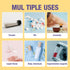 ALWSCI 1 Dram Glass Vials, Small Liquid Sample Vial, 4 ml Borosilicate Glass Empty Vials with 13-425 Black Screw Caps