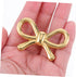 KALLORY Brass Bowknot Drawer Pulls Vintage Cabinet Handles for Dressers Shoe Cabinets and Bedside Tables Stylish
