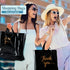 200 3 Packet Package 9 12'', 12 15'', 15 18''(Black) Teling Pcs Thanks Bags with Handle Bulk Thank You Merchandise Bags