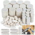 Sukh 145PCS Wool Felt Polishing Pad, Felt Buffing Wheel for Polishing Kit with 1/8 Inch Shank