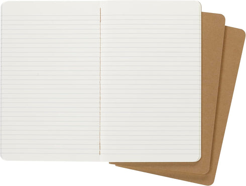 Moleskine Cahier Journal, Soft Cover, Large (5" x 8.25") Ruled/Lined, Kraft Brown, 80 Pages