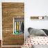 Yenhome Brown Wood Grain Wallpaper 17.7x393 inch Peel and Stick Distressed Wood Contact Paper for Kitchen