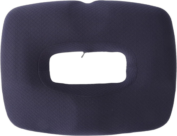 RUYANZER Hollow Seat Cushion Comfortable Memory Foam Breathable Orthopedic Chair Pad with Grooved