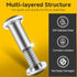 MYWISH 10Sets M6 16mm 304 M6 Countersunk x Flat Head Hex Socket Cap Screws Bolts and Barrel Nuts Kit, Stainless Steel