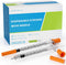 U-100 1cc Syringes with 31G 5/16 Inch Needle, Individually Packed, Pack of 100