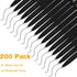 Outus 200 Pcs Black Gel Ink Pens, Ultra Fine Point Rollerball Pens for Office, School, Writing, Sketching