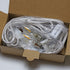 C7 2 C7 Bulb E12 KGC Accessory Cord with Led Light Candelabra-Base Socket, White Cord with On/Off Switch Plugs