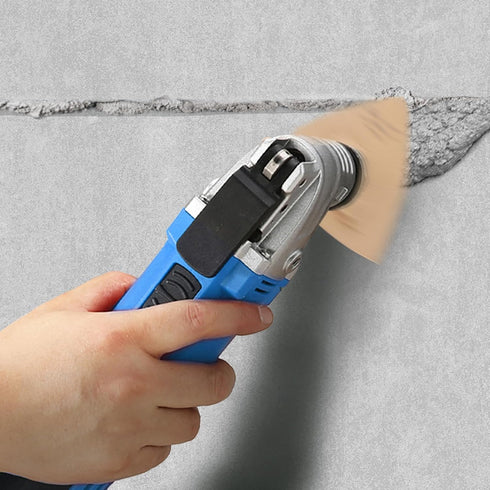 6PCS Carbide Oscillating Tool Blade, Multitool Saw Blade Quick Release Power Accessories Universal Kit for Tile Grout