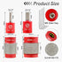 Stained Glass Diamond Grinder Bit Head Tools, 4pcs 1 3/4 1/4 1/8 Inch Brass Core for Stained Glass Supplies