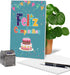 NobleWorks Spanish Birthday Card with Envelope, Hispanic Latino Celebration Card, Feliz Cumpleanos