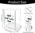 HUHALLI Math Teacher Appreciation Gifts Thank You Acrylic Pencil Bookmark Holder Pen Cup Math Teacher Gifts Mothers Day