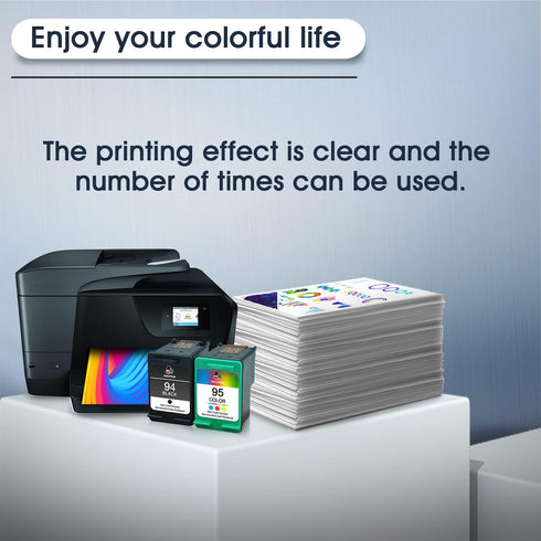 HP 94/95 Ink Cartridges Replacement Combo Pack for Officejet 150 100 H470 9800 7310 7210, Deskjet 460, PSC 1610 2355 (1