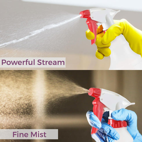 DilaBee Plastic Spray Bottles, Empty Leak Proof Spray Bottles for Cleaning Solutions, Hair, Alcohol, Bleach, Plant,
