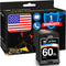 Cartlee Remanufactured Ink Cartridge 60XL Replacement for HP Envy 100 110 120 Photosmart C4670 C4680 C4780 C4795 D110