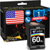 Cartlee Remanufactured Ink Cartridge 60XL Replacement for HP Envy 100 110 120 Photosmart C4670 C4680 C4780 C4795 D110