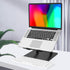 Gogoonike 10-15.6 Adjustable Laptop Stand for Desk, Metal Foldable Laptop Riser Holder, Portable Desktop Book Stands