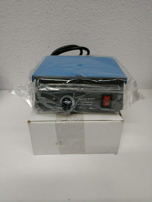 Dental Analog Wax Heater Warmer Pot JT-15 Lab Equipment in Black and Blue