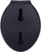 Wisdompro Cowhide Leather Police Badge Holder, Universal Pocket Case with Belt Clip and Chain Necklace