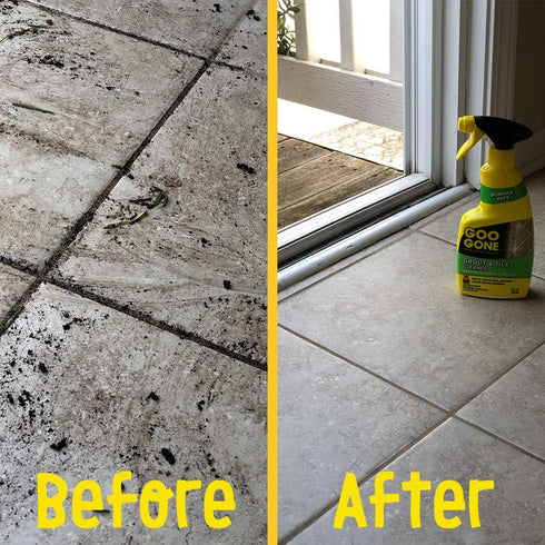 14 Oz. Goo Gone Grout & Tile Cleaner - Stain Remover - Fl.