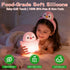 Lamp,Rechargeable/Dimmable/Timer,Room Penguin Night Light for Kids,Cute Pink Penguin Lamp,Soft Silicone Nursery