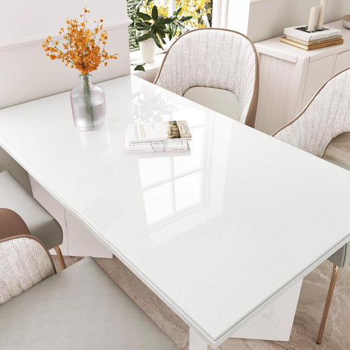 White Contact Paper, 15.7"X78.8" Peel and Stick Wallpaper, Shiny Glitter Self Adhesive Removable Vinyl Film for Cabinets
