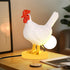 Bulb, 3D Chicken Egg Lamp, Funny Chicken Butt Night Light with Egg, Lifelike Rooster Lamp with Chicken Lights