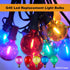 G40 Bulbs, E12 Bulbs, 0.6W 120V 2700K 25 Pack Multicolor LED Outdoor String Light Shatterproof Waterproof, Base