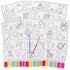 FN106 Pack 13, Baker Ross Alphabet Magic Painting Pictures - of Painting Kits for Kids