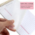 To Do List Notepad, Undated Daily Planner with Checklist, Spiral Waterproof Cover, Pink, 52 Sheets, 5.5"*8.3" A5 Size