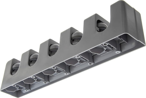 4073700 16-1/2" 2-3/4" 3-1/2" Carlisle FoodService Products Roll N Grip ABS Plus Broom and Brush Holder, Length x