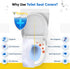 Pack 50 Toilet Seat Covers Disposable Flushable Travel of XL-Disposable Toilet Seat Covers-Biodegradable Paper-Kids Men