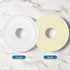 Xosjska 13"OD 4"ID 1"P 10.25 inch White Molded PU Ceiling Medallion for Light Fixtures Ceiling Crest Ceilings Fan