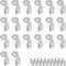 Runseaway 20Pcs Glass Shelf Right Angle Fixing Clip Bracket with Suction Cup, Wall