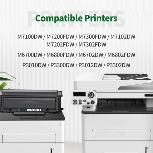 JINTUM TL-410H Compatible Toner Cartridge Replacement for Pantum TL-410 for M7102DW M6800FDW (2 Black)