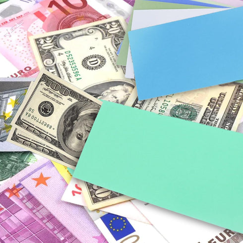 Cash Envelopes 120 Pack 3.5x6.5inch, Colored Coin Envelopes for Budgets, Checks, Coins, Jewelry, Small Items