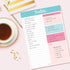 Sweetzer & Orange 2025 Daily Planner, Undated To Do List Notepad, 7x10” Day Schedule Logbook, Academic Journal