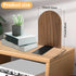 ZJRDYYK Wood Book Ends, Non Skid Desk Book Stands, Decorative Books Holder Creative BookStopper Sturdy Desk BookEnds