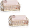 Hipiwe 2 Packs Crystal Business Card Holder, Gold Metal Display Holder for Desk, Bling Office Desktop Organizer with