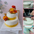 QPEY Cake Sticks Support Rods with 4PCS White Plastic Cake Separator Plates, 32 PCS Rods for Multi-Tiered Cake