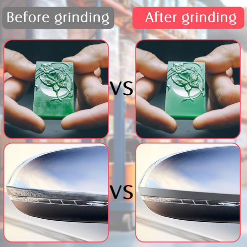 60 320-2500 Pcs Grit Sanding Sponge, Ultra Fine Sanding Sponges Pads, Soft Foam Shine Block Wet Dry Polish Pads, Ultra