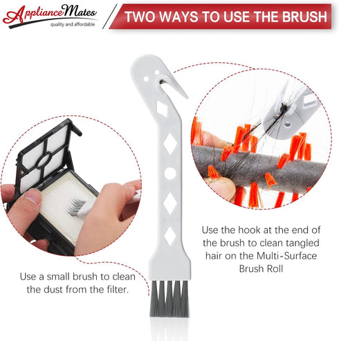 Cross Wave Replacement for Bissell CrossWave Pet Pro 1785, 3 Pack Multi-Surface Brush Rolls + Filters